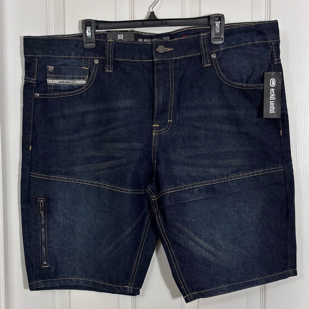 Ecko Unltd Denim Shorts Jorts Men’s Size 40 New With Tags Streetwear Y2K Baggy